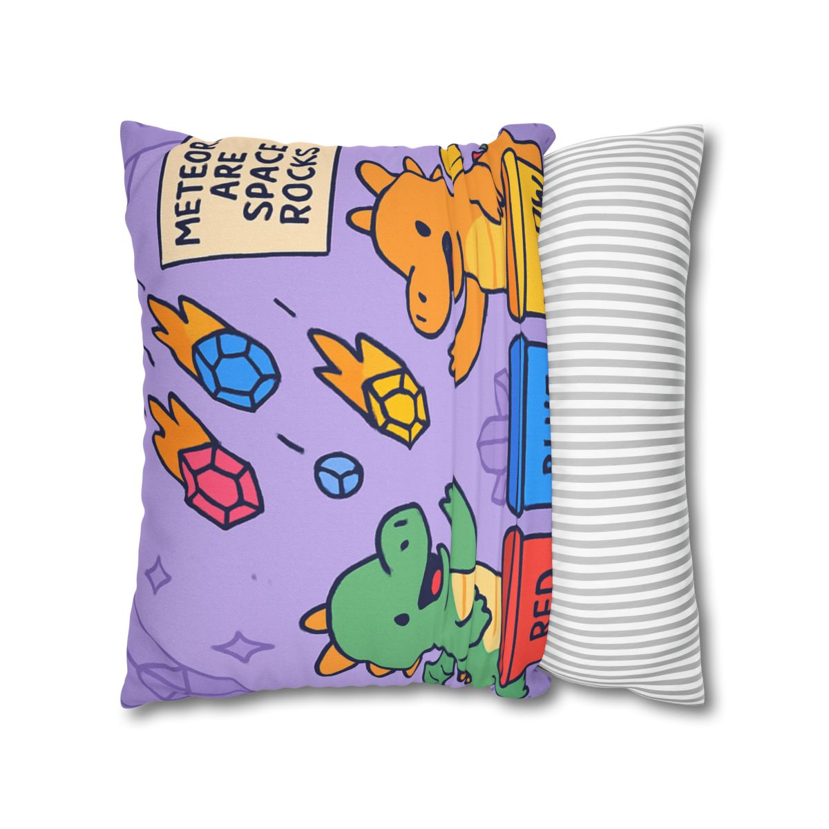 Crystal Cave Dragons Sorting Gem Meteors trendy patterned pillow cases