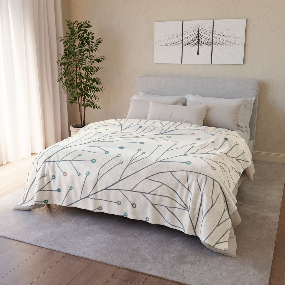 Vein Circuit Filigree decorative home blankets