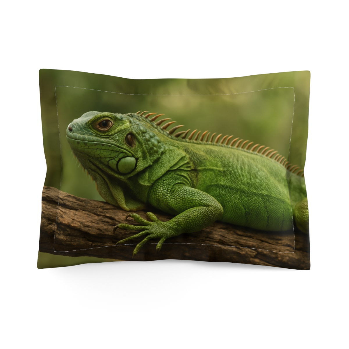 Emerald Perch Green Iguana comfortable bed pillows