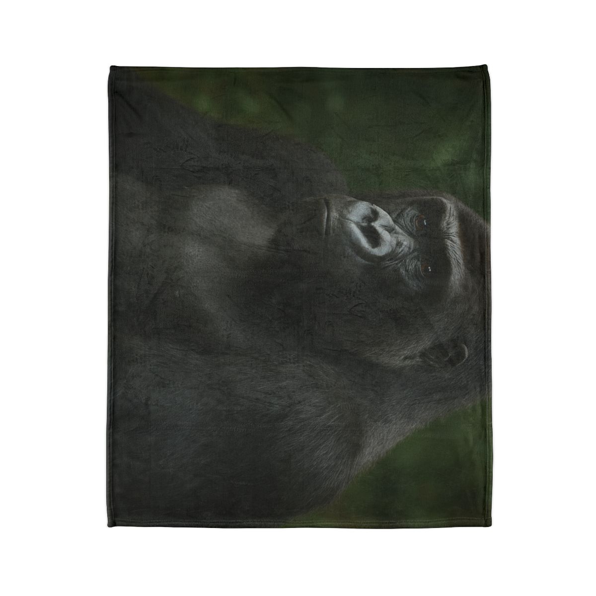 Silent Guardian Mountain Gorilla designer printed blankets