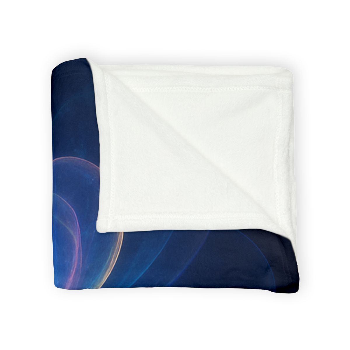 Chromatic Lensing Bloom soft fleece blankets