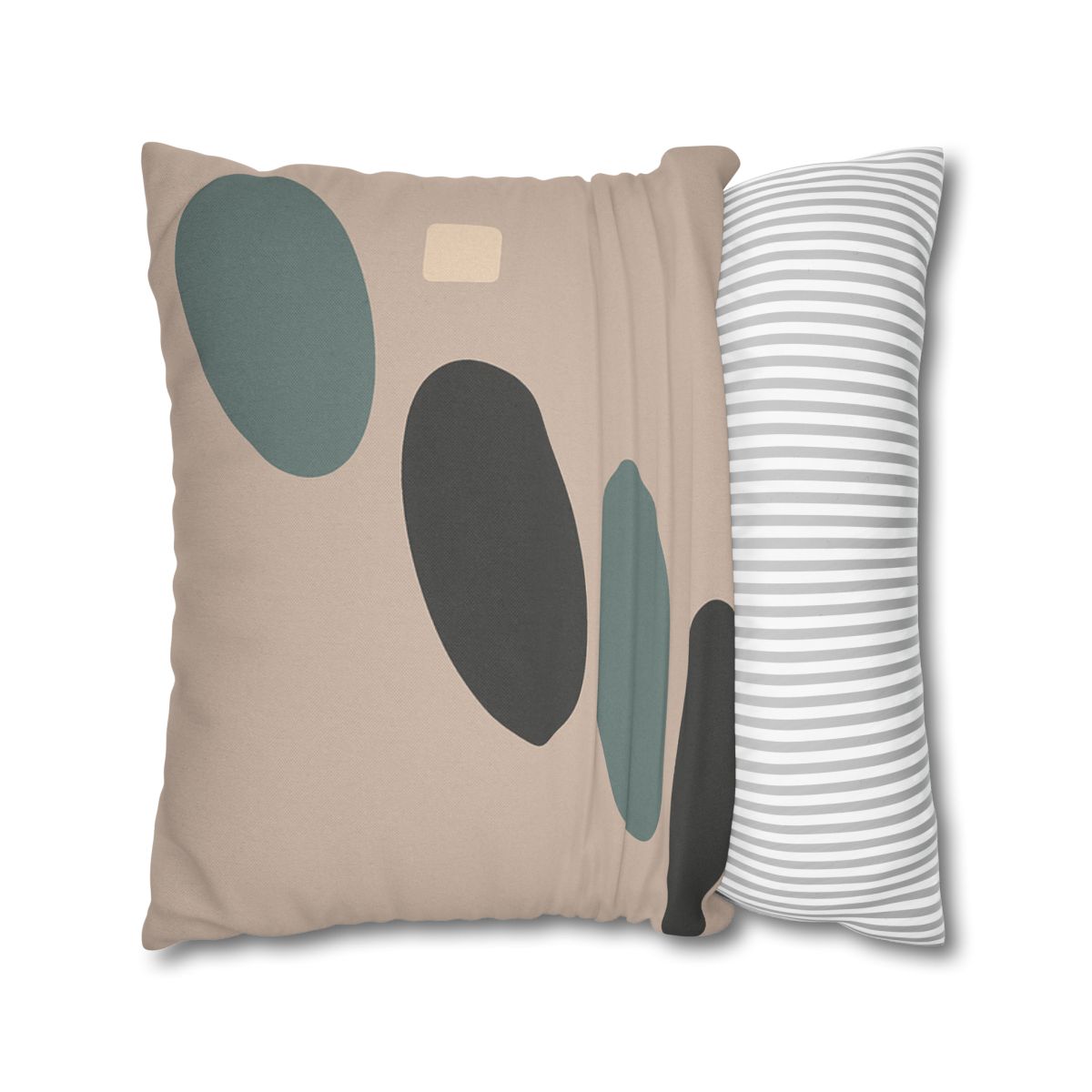 Staggered Ovals With Pause stylish decorative pillowcases