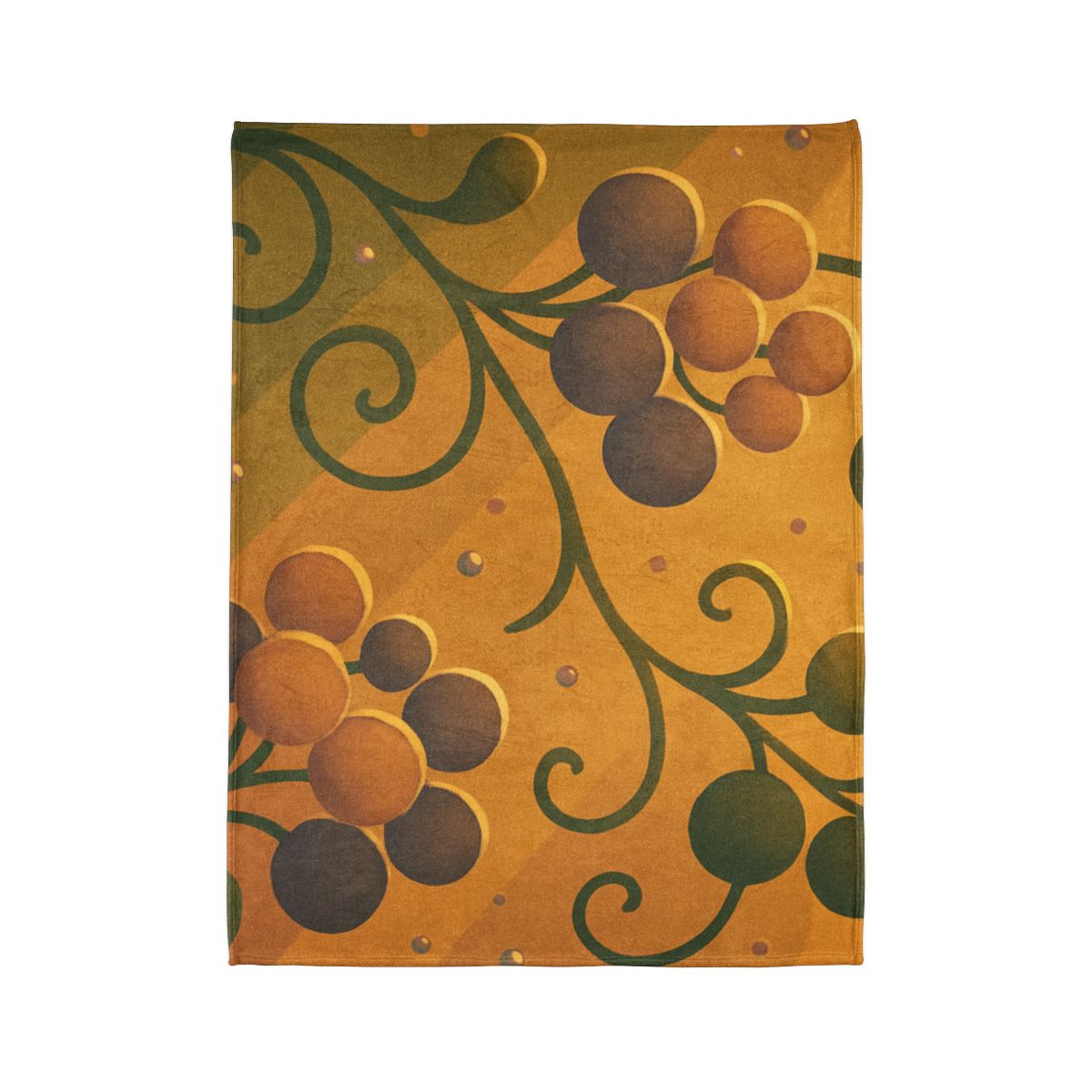 Tendrils And Seed Cluster personalized cozy blankets