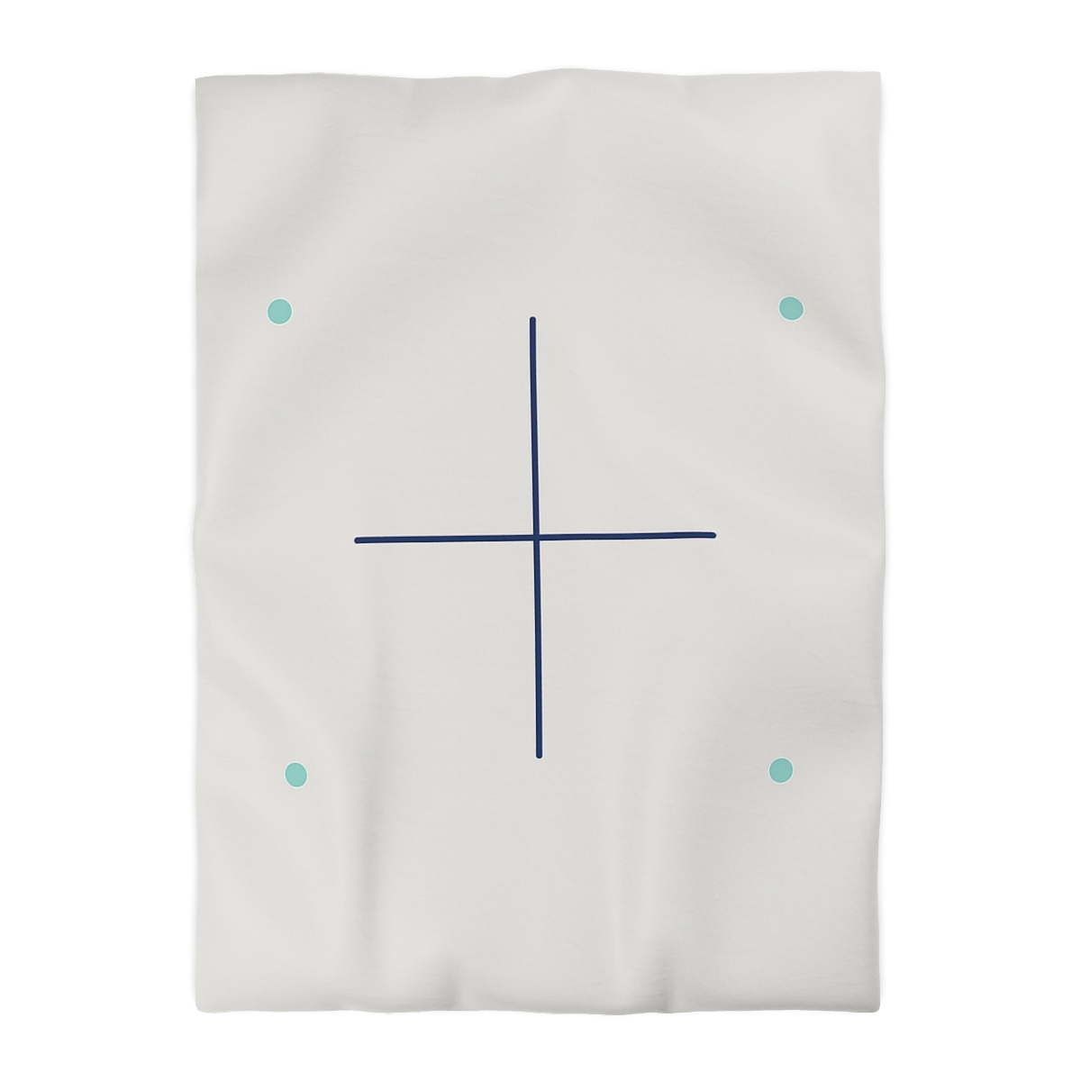 Sparse Meridian Cross And Dots stylish duvet covers