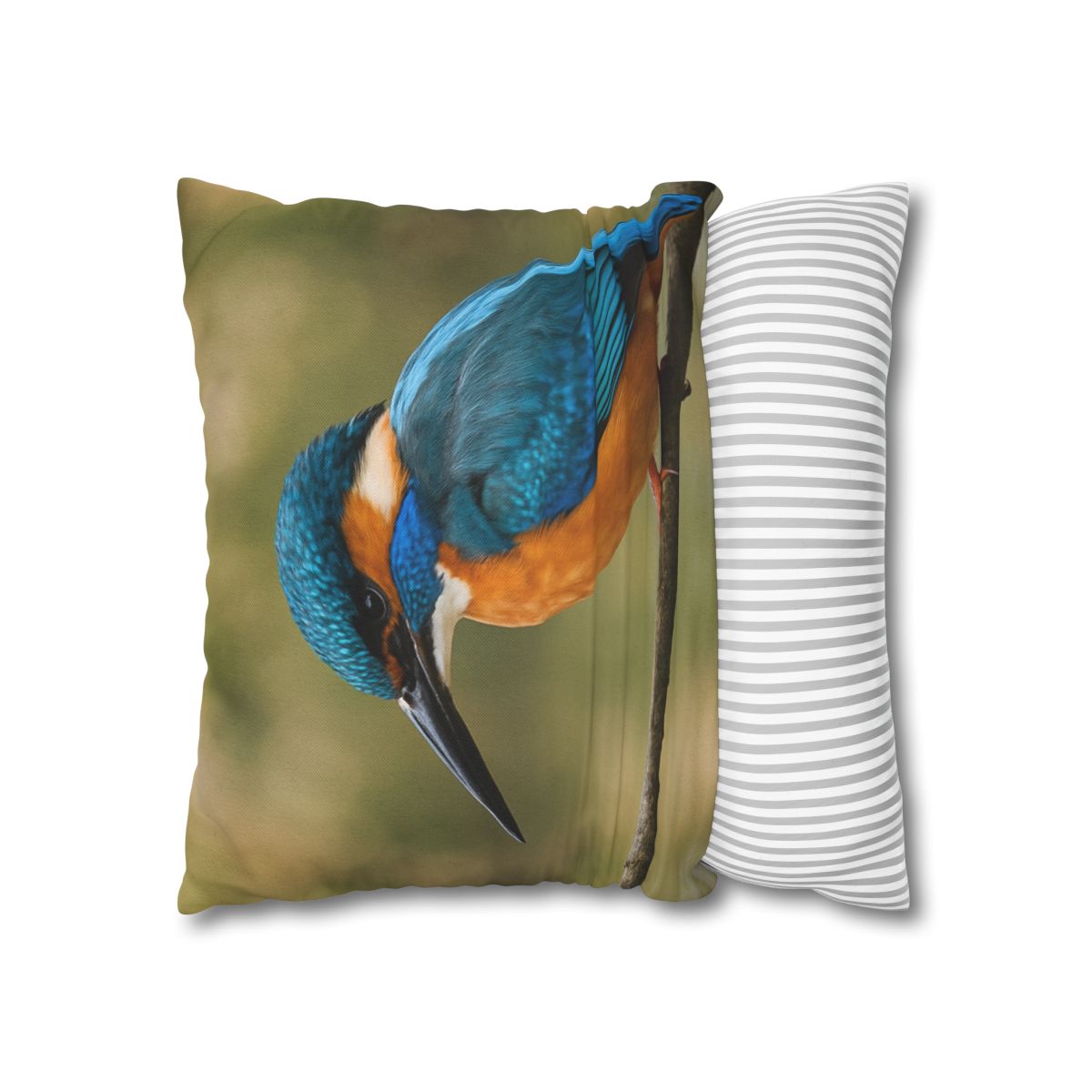 Crystal Dive Common Kingfisher trendy patterned pillow cases