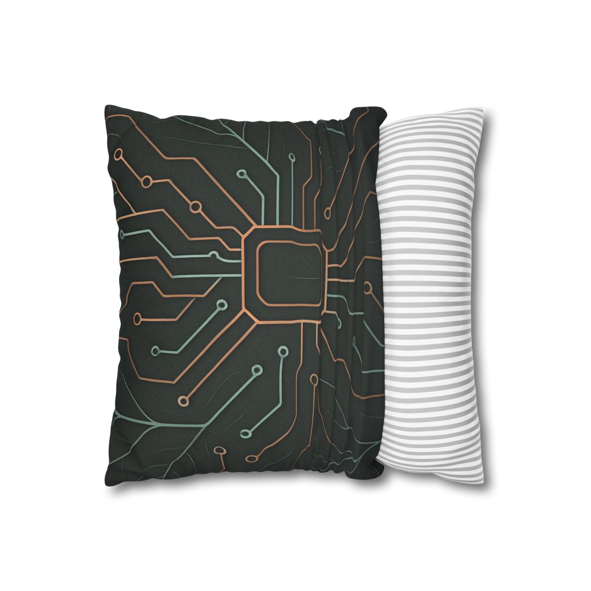 Leaf Vein Circuitry custom pillow cases