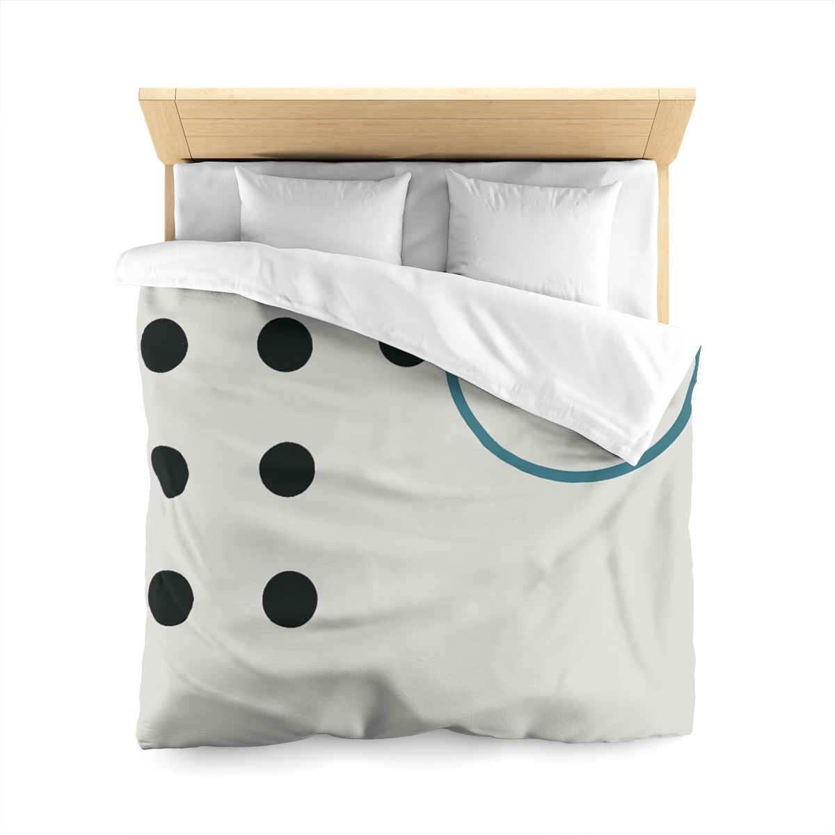 Broken Grid With One Orbit Ring designer printed duvets