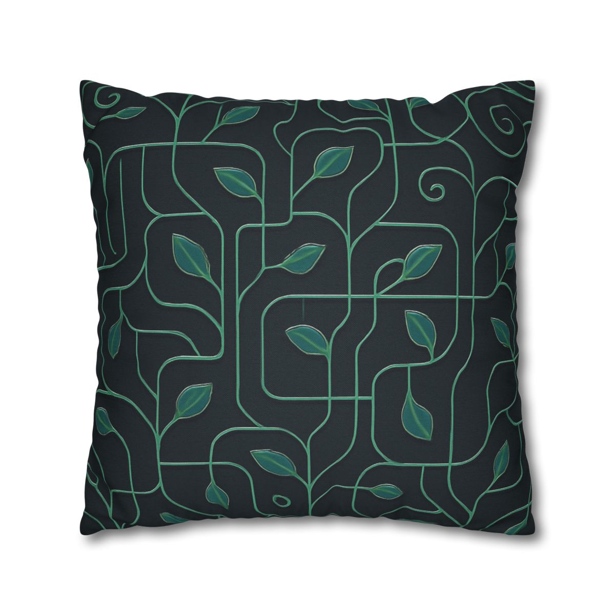 Vine Circuit Lattice designer print pillow cases