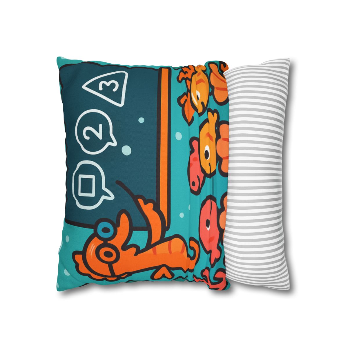 Coral Classroom With The Seahorse Teacher soft cotton pillow cases
