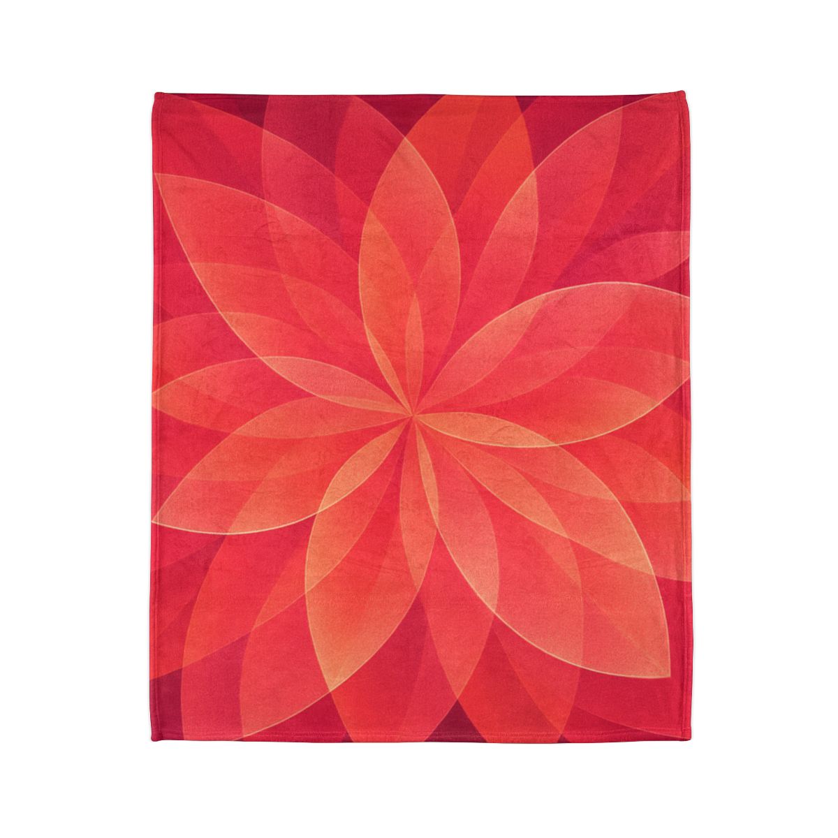 Petal Prism Overlap stylish throw blankets