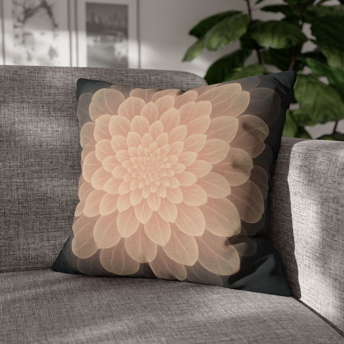 Petal Halo Fractals trendy patterned pillow cases