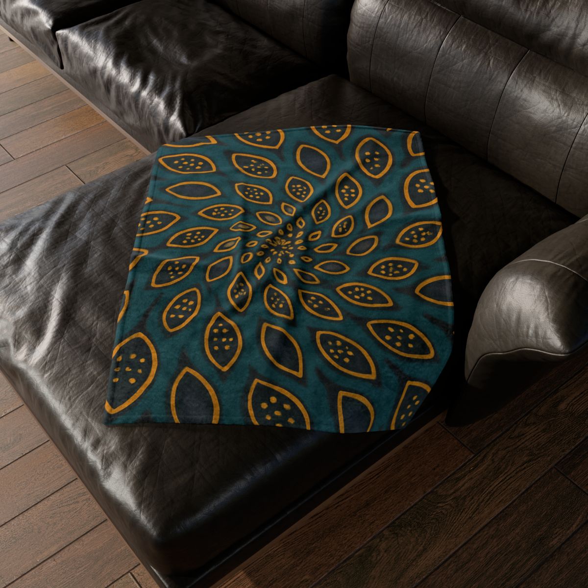 Spiral Seed Pod Array trendy patterned blankets