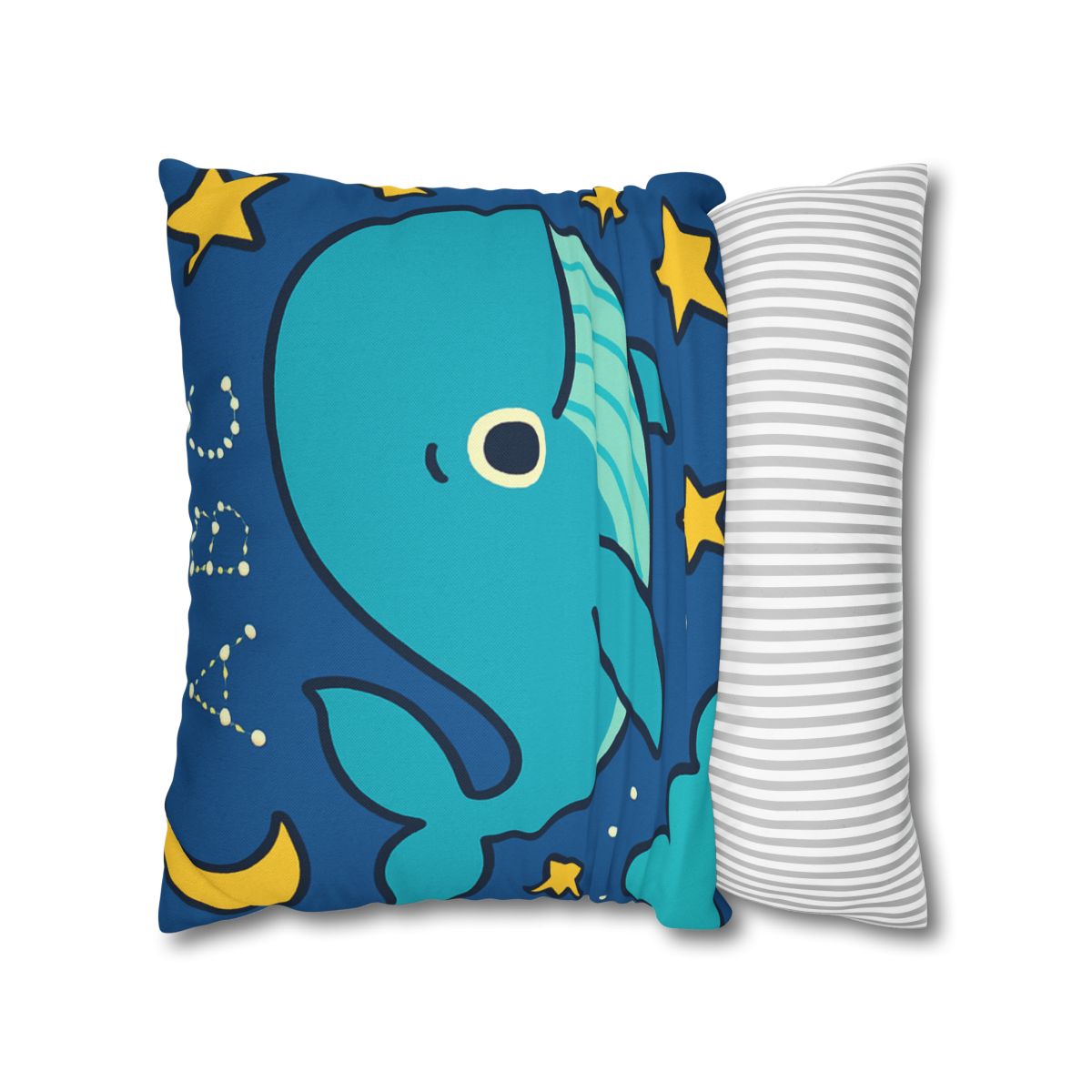Starry Whale Expedition custom pillow cases