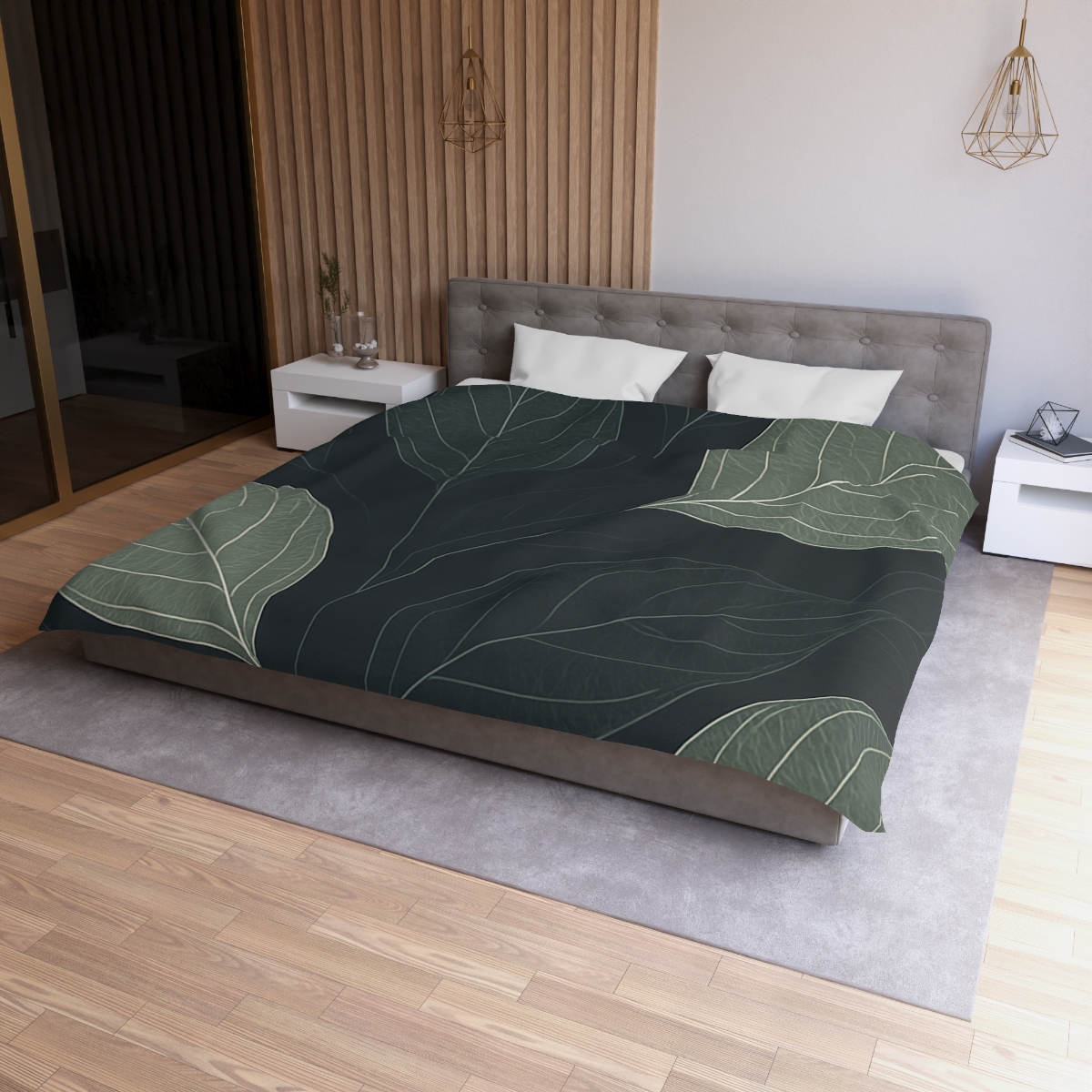 Leaf Vein Circuit Filigree warm winter duvets