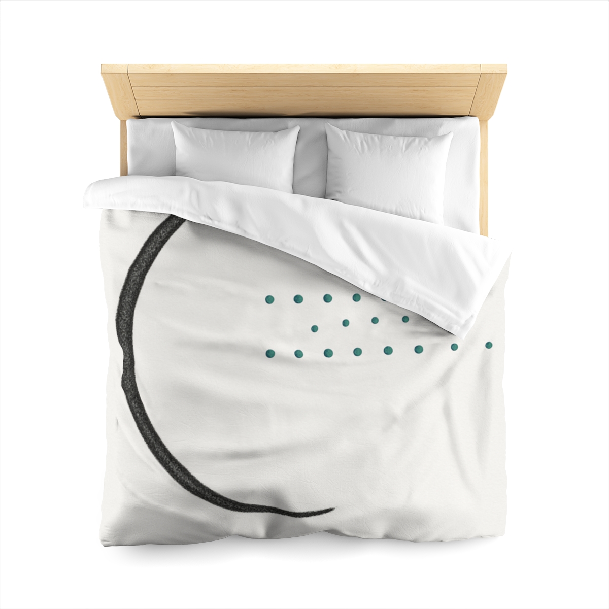 Split Crescent And Parallel Dots warm winter duvets