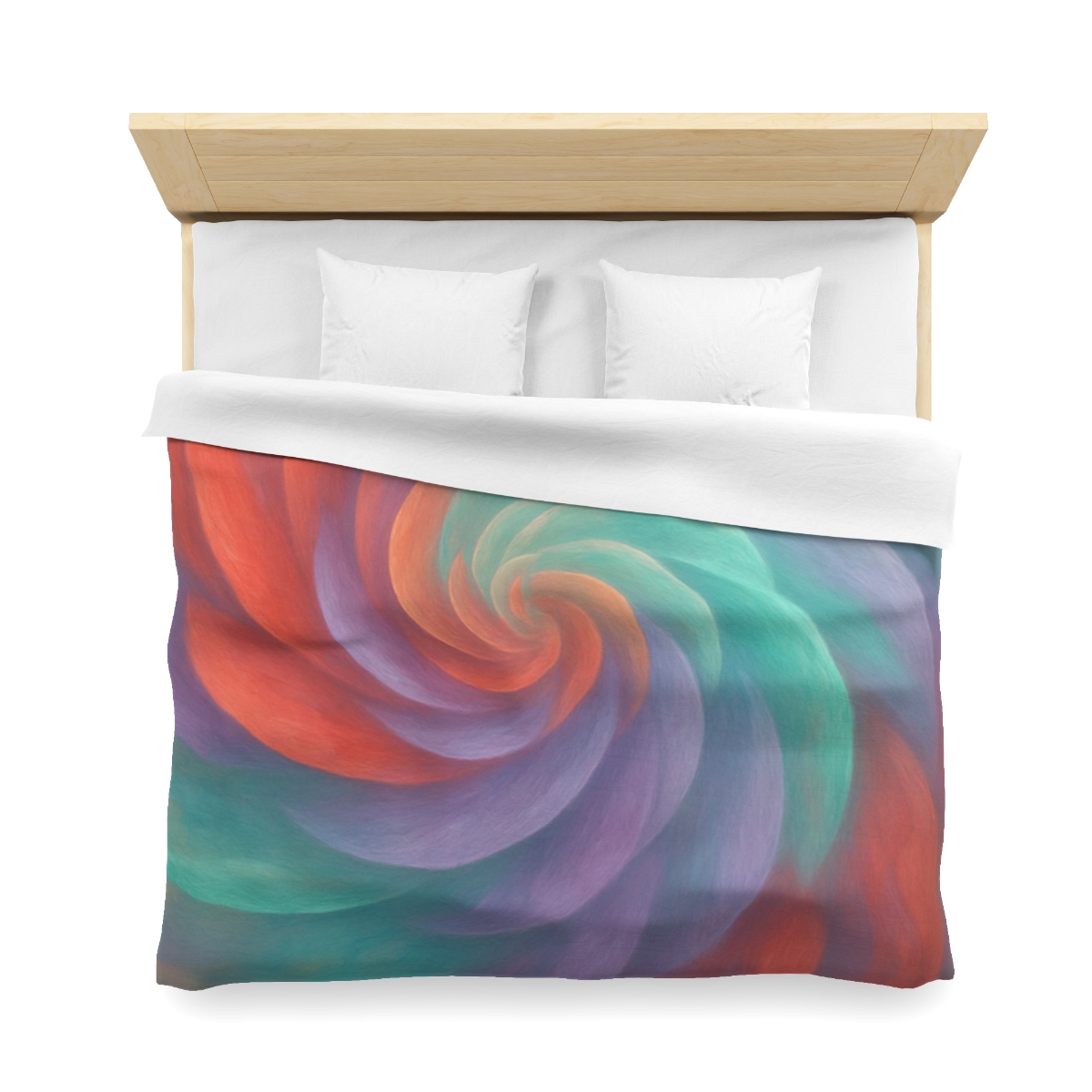 Petal Spiral Symphony unique patterned duvets