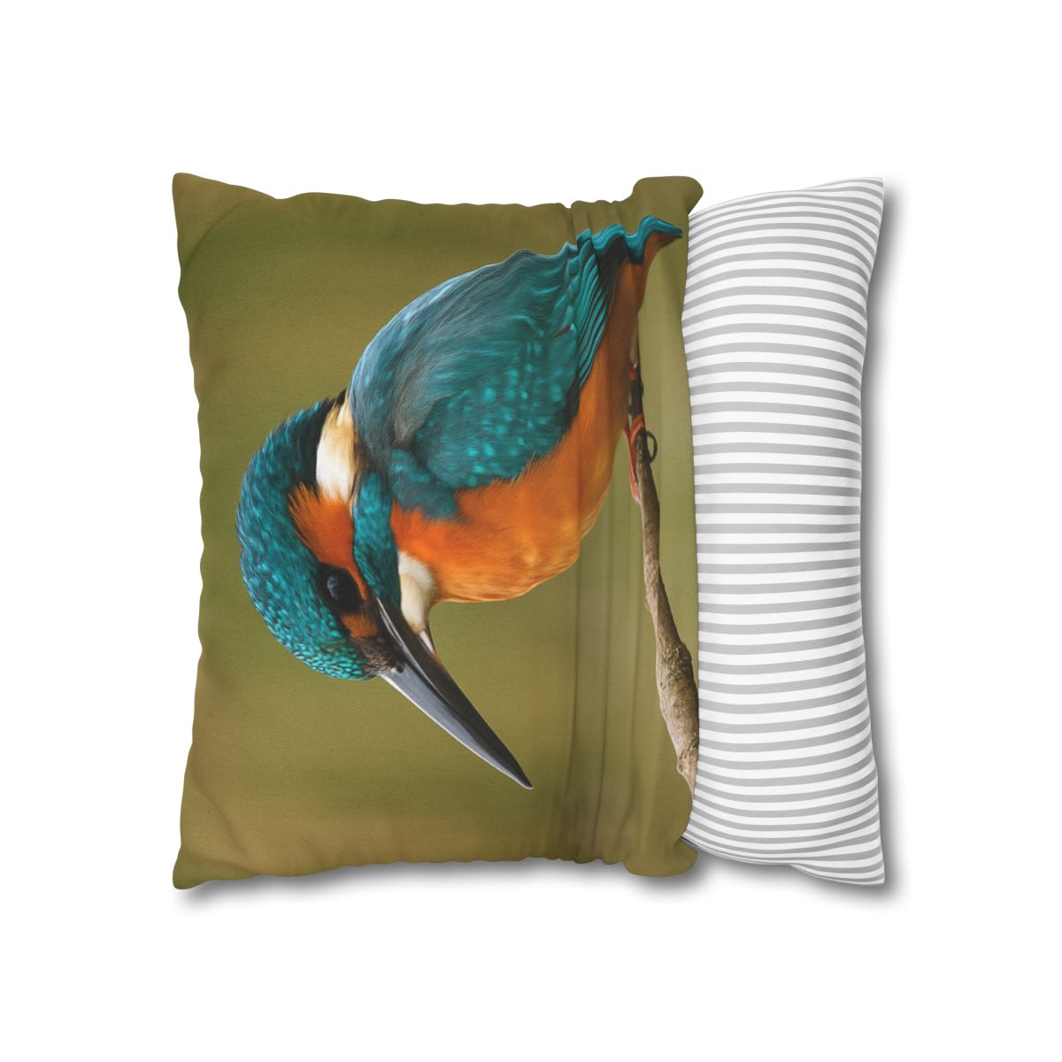 Azure Flash Kingfisher personalized pillow covers