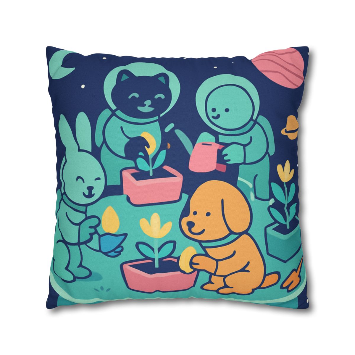 Galactic Gardeners unique gift pillow cases