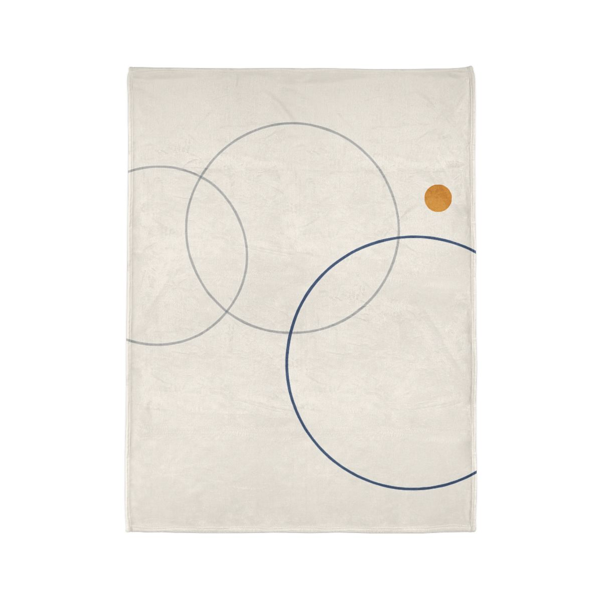 Balanced Cluster Of Three Rings personalized cozy blankets