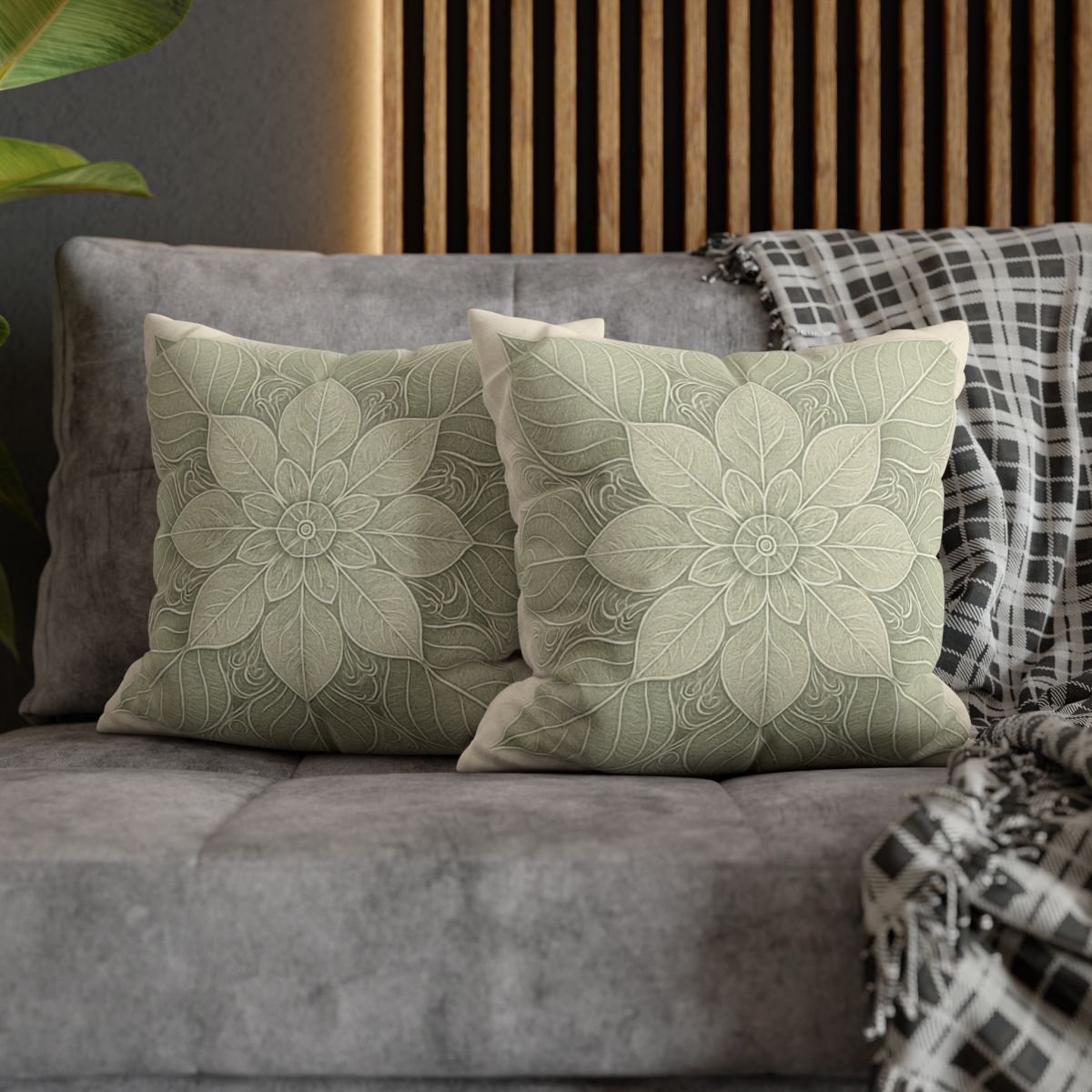 Vein Lace Mandala designer print pillow cases