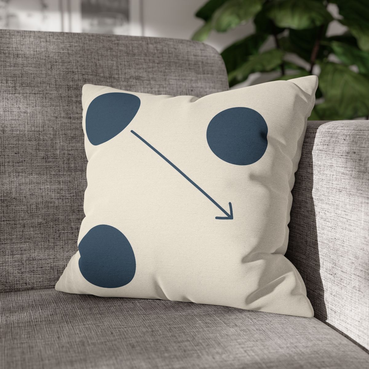 Orbital Triangle Drift unique gift pillow cases