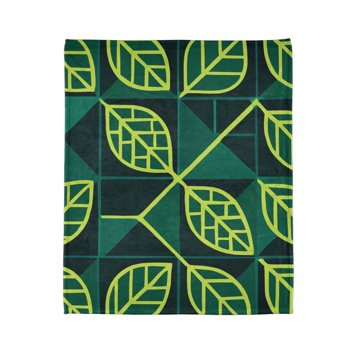 Veinwork Geometry Grid decorative home blankets