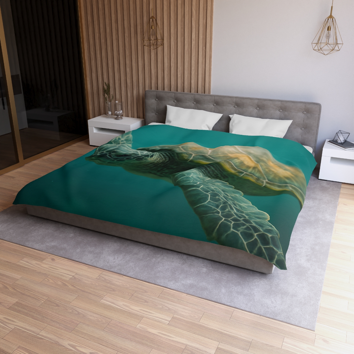 Comet Guard Green Sea Turtle trendy bedroom duvets