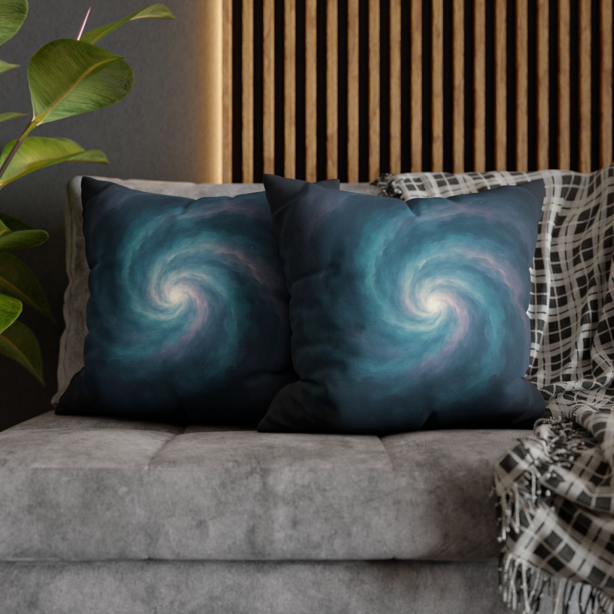 Nebula Spiral Haze trendy patterned pillow cases