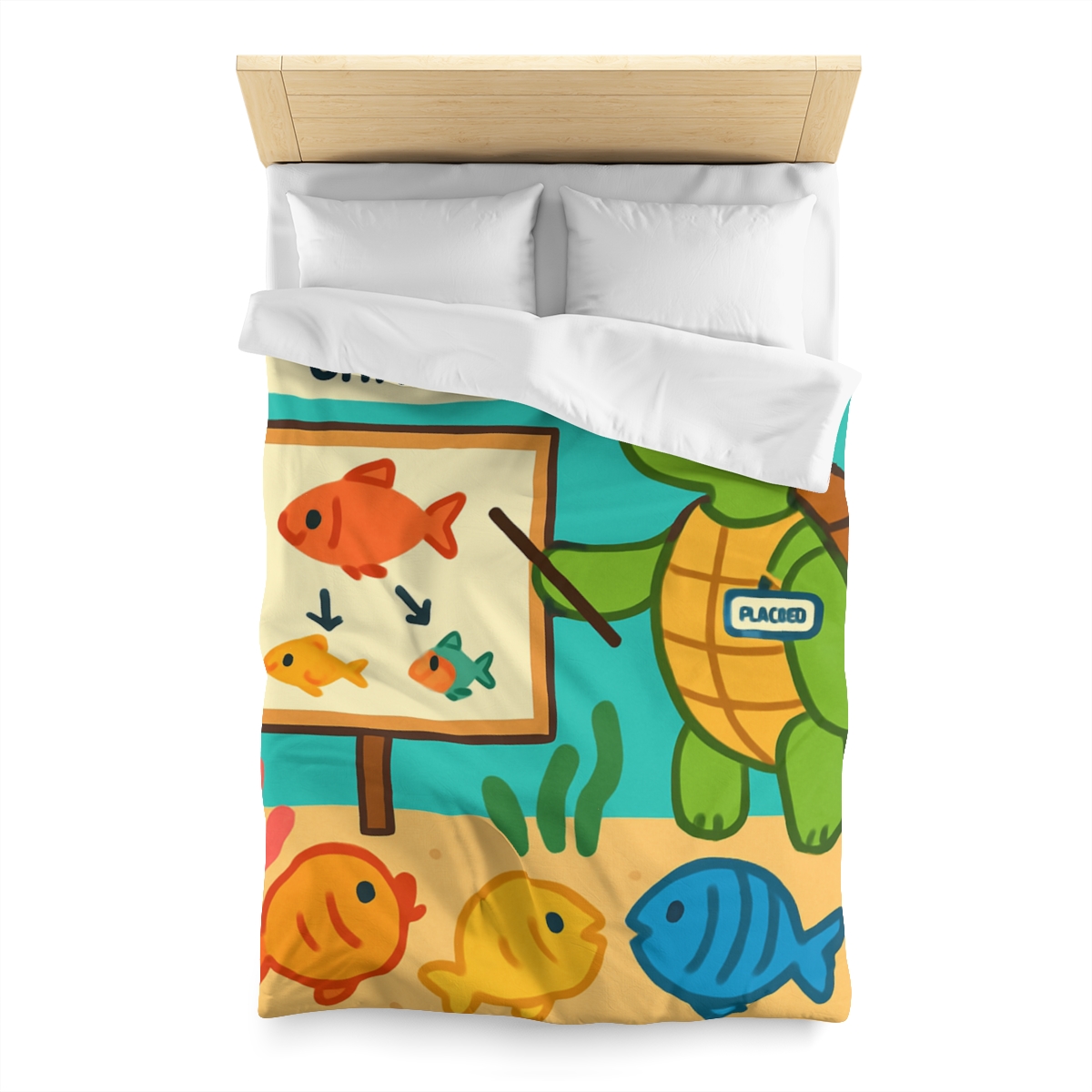 Coral Classroom Sea Turtle Guide trendy bedroom duvets