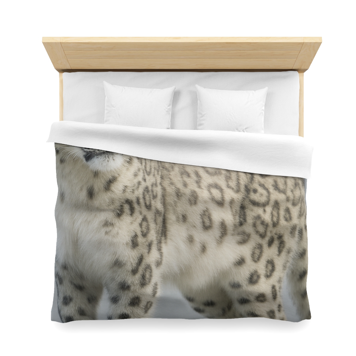 Snow Drift Hunter Snow Leopard soft comforter duvets