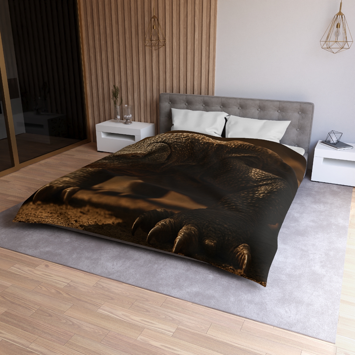Ancient Sentinel Komodo Dragon warm winter duvets