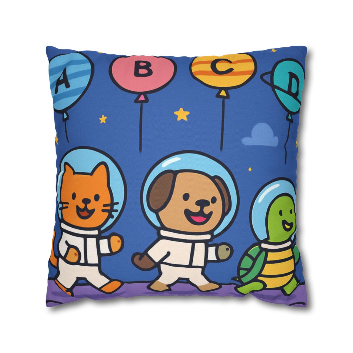 Planet Parade Of The Animal Astronauts personalized pillow covers