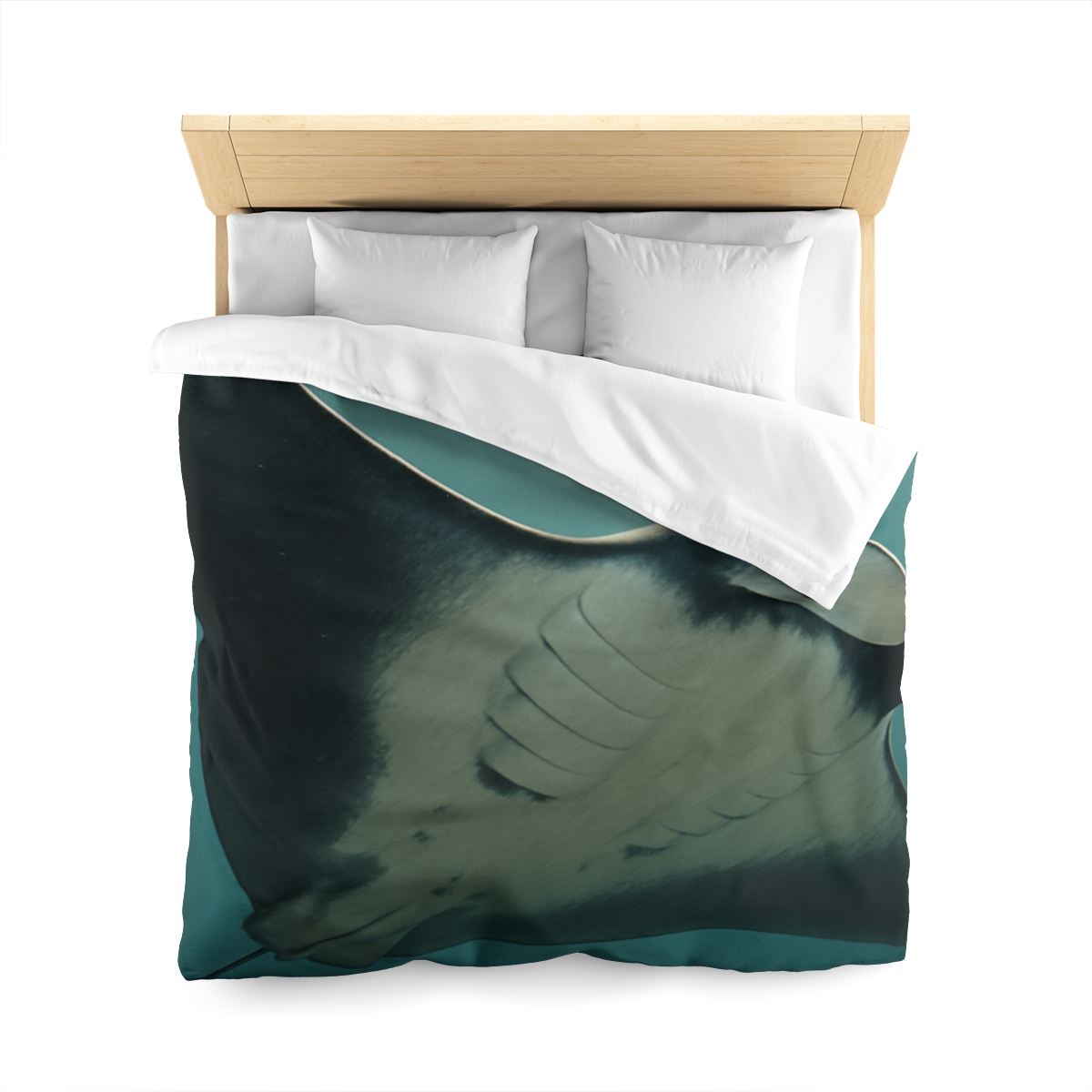 Silent Glide Giant Manta Ray custom duvets