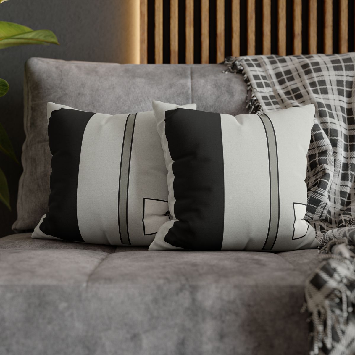 Offset Rectangle Composition unique gift pillow cases