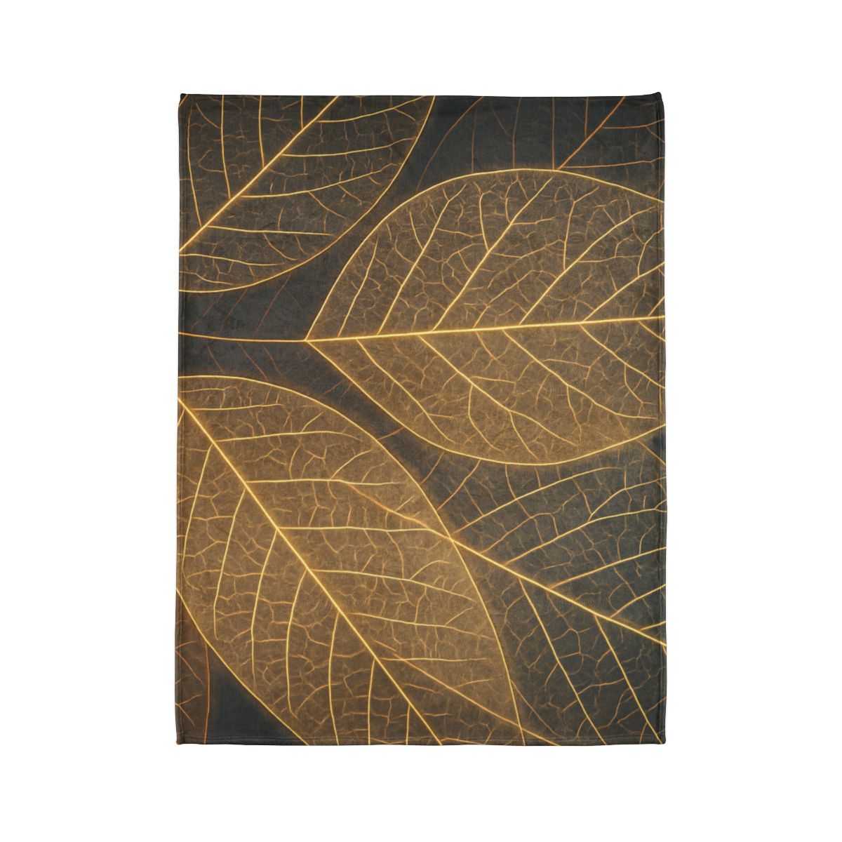 Solar Leaf Lattice soft fleece blankets
