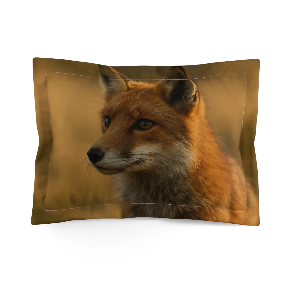 Crimson Whisper Red Fox trendy accent pillows