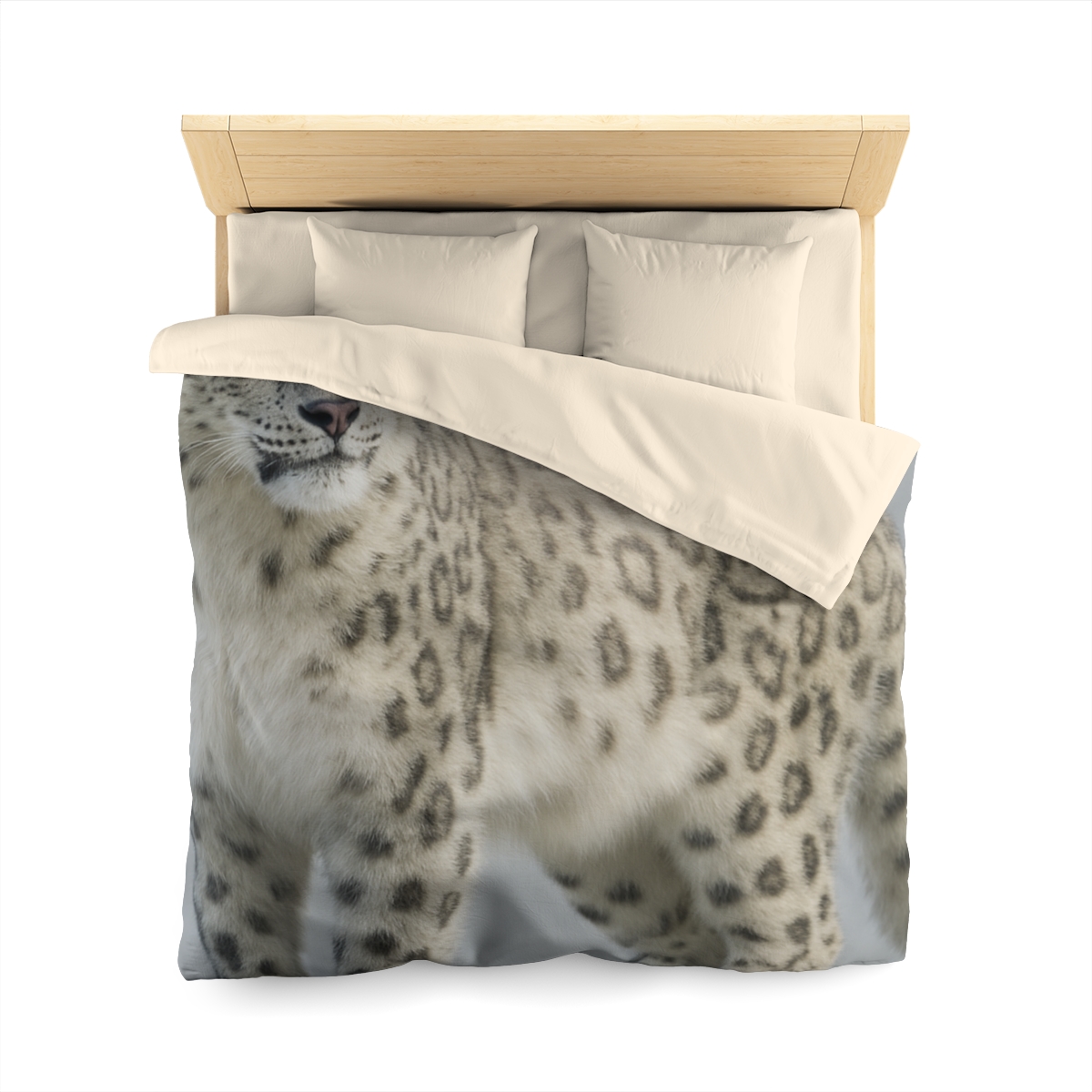 Snow Drift Hunter Snow Leopard soft comforter duvets