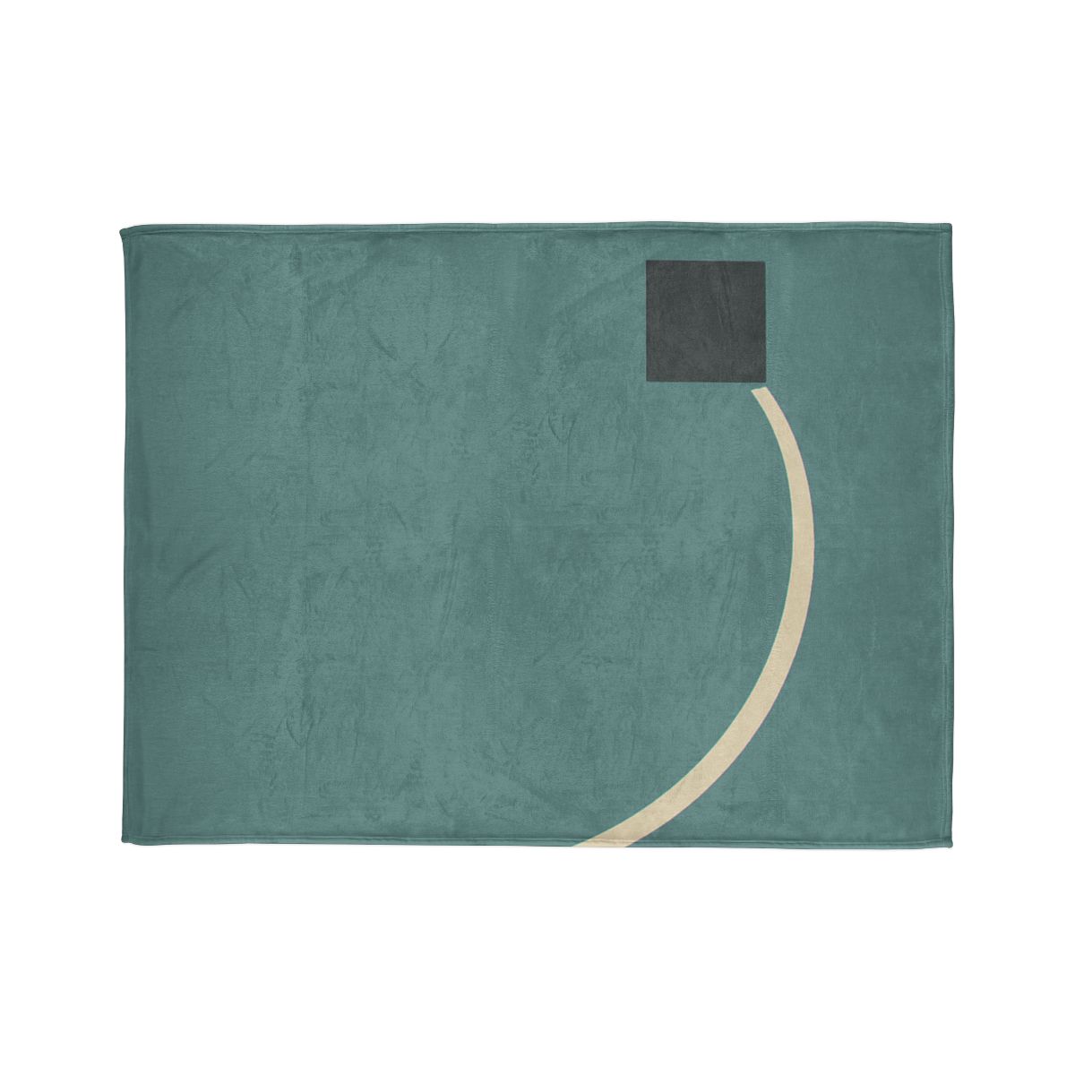 Negative Space Corner Arc custom blankets