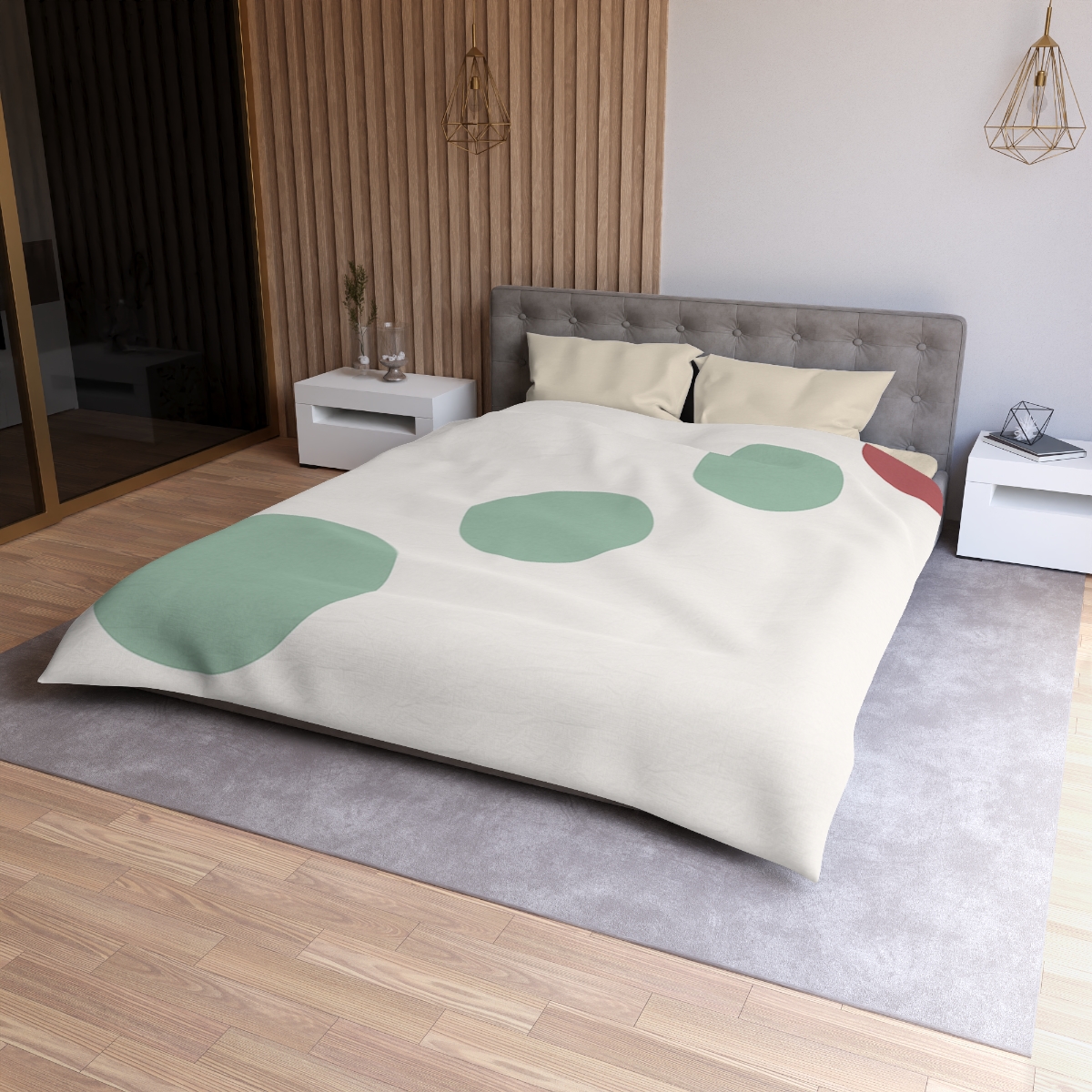Diagonal Path Of Four Circles personalized bedding duvets