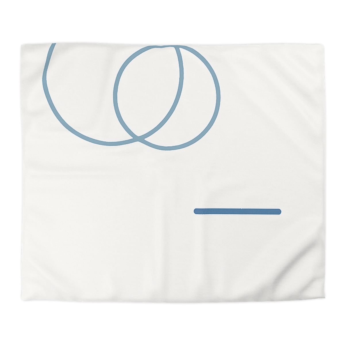 Offset Rings With Quiet Line custom duvets