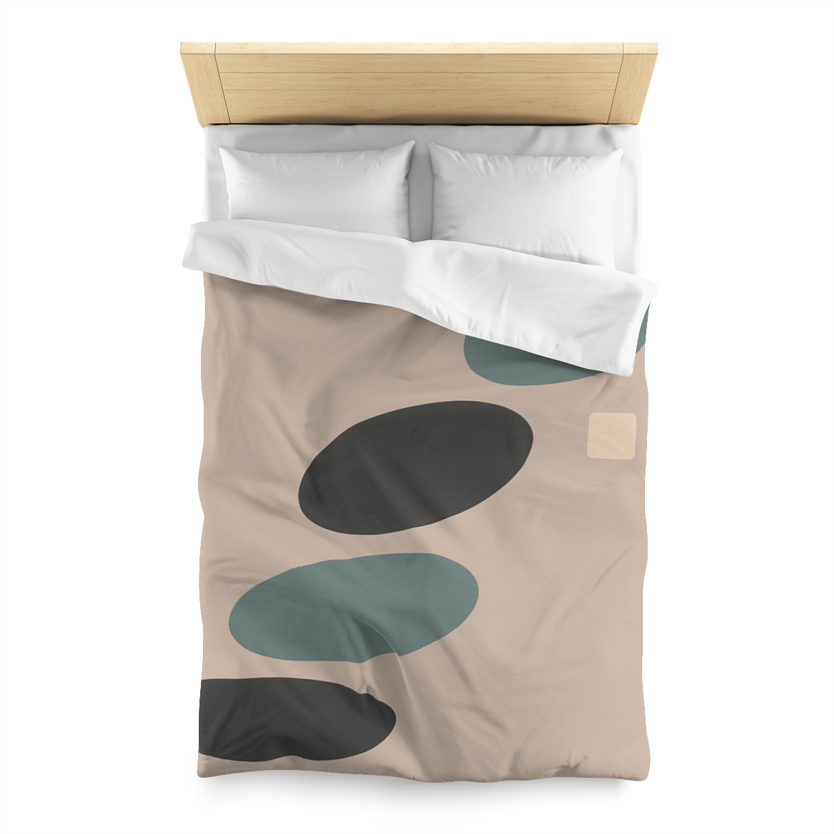 Staggered Ovals With Pause soft comforter duvets