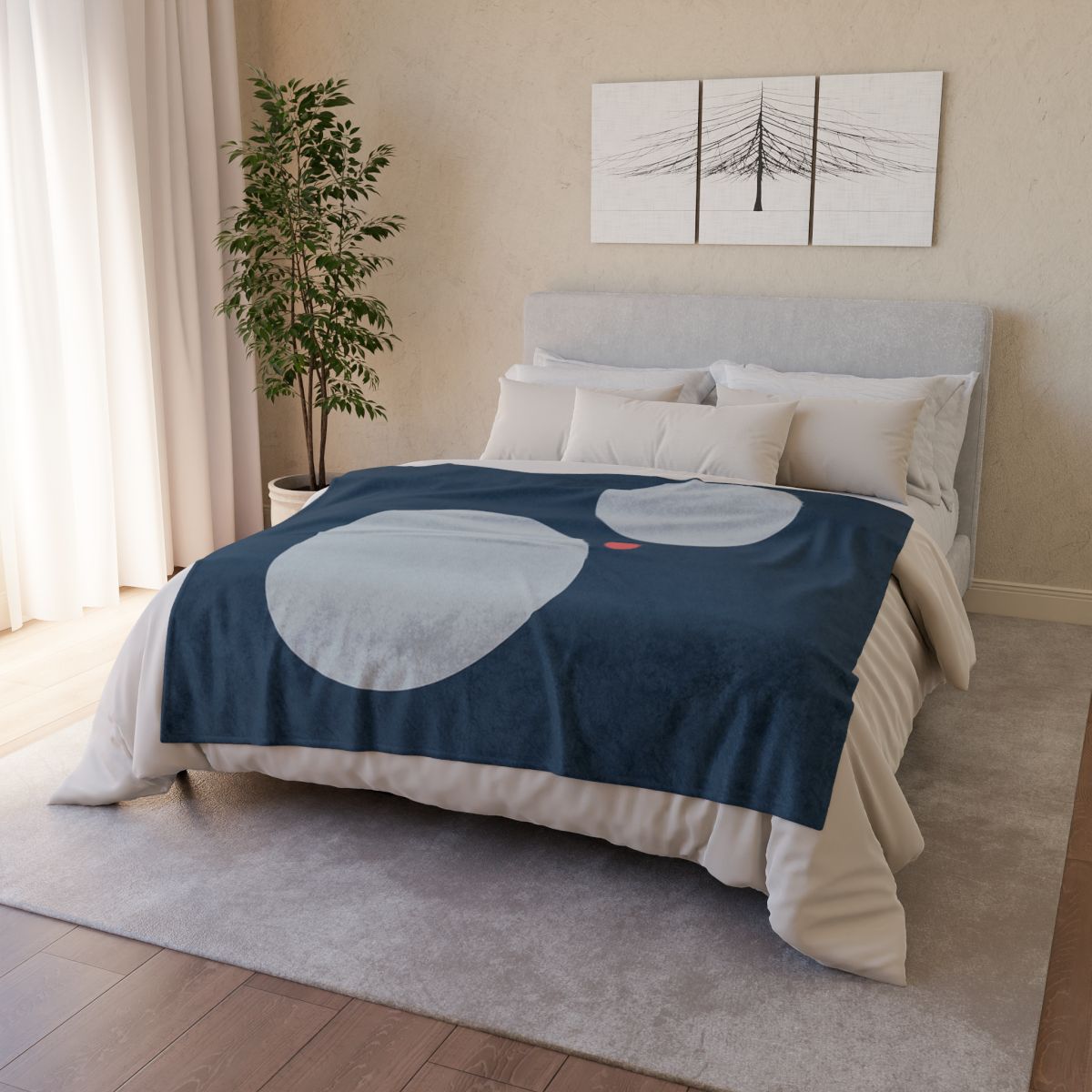 Three Quiet Circles warm winter blankets