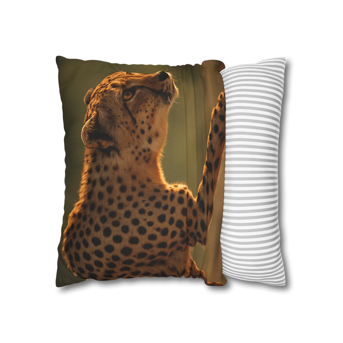 Cheetah Silent Sprint personalized pillow covers