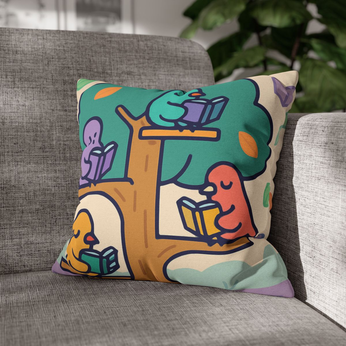 Library Of Magical Birds personalized pillow covers