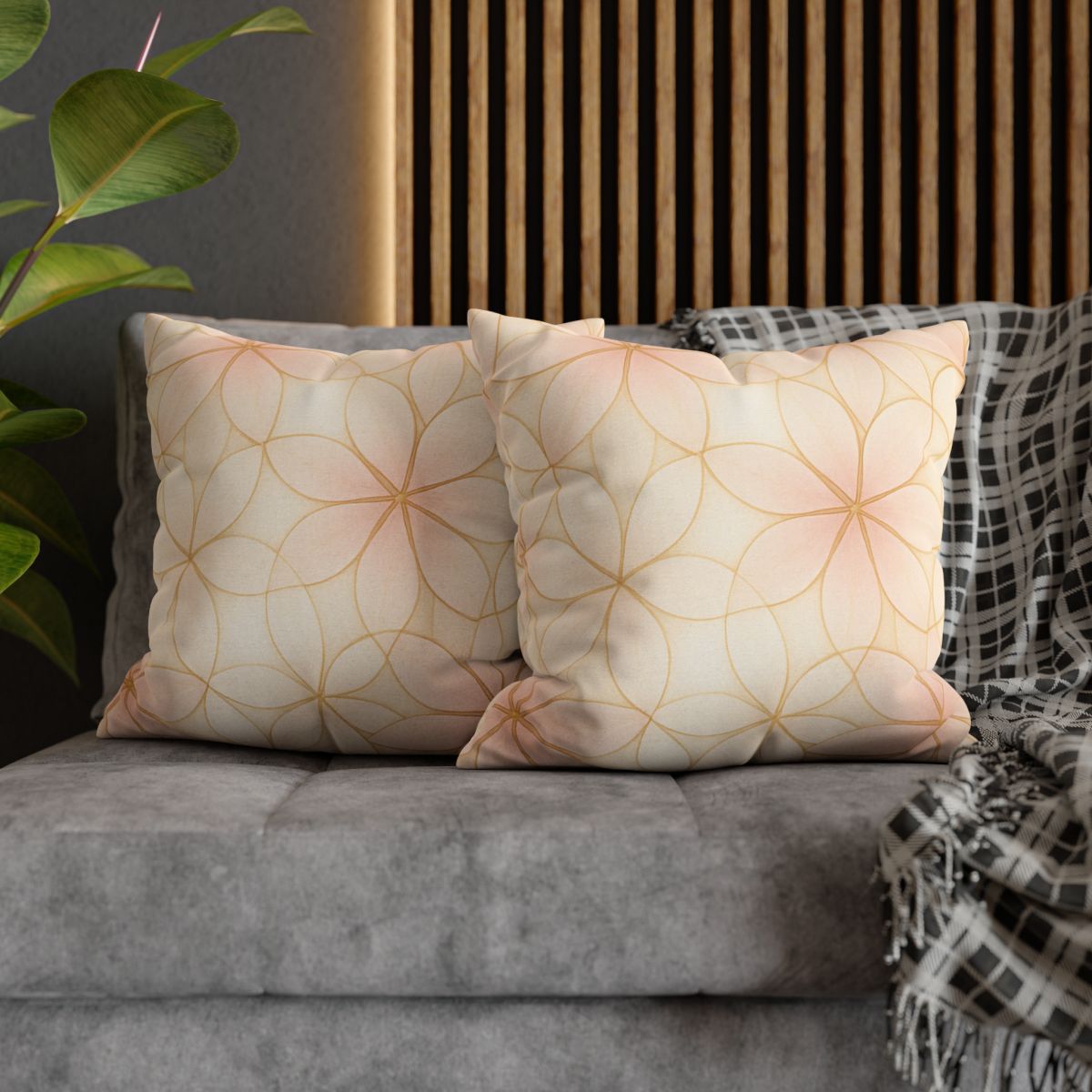 Petal Prism Lattice unique gift pillow cases