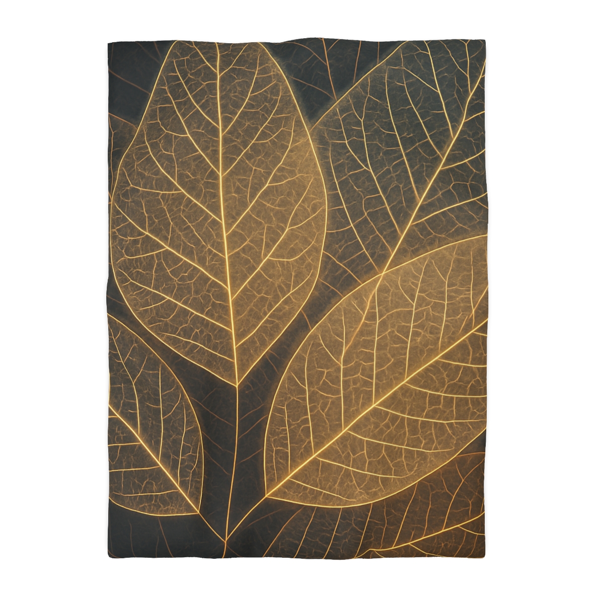 Solar Leaf Lattice designer printed duvets