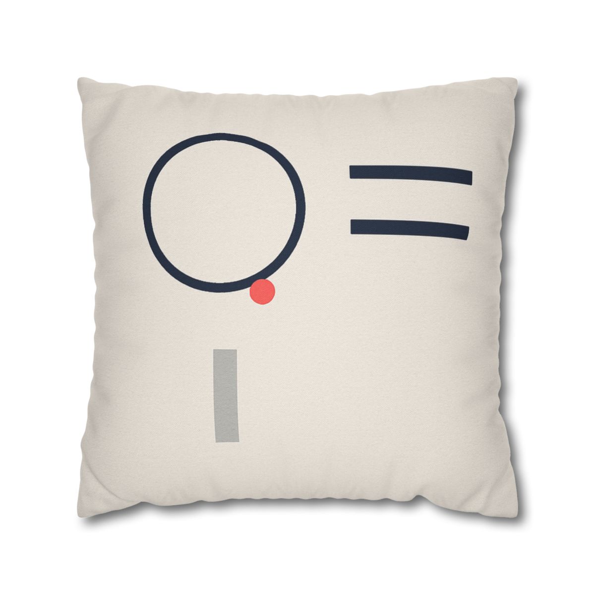 Quiet Orbit With Offset Bars designer print pillow cases
