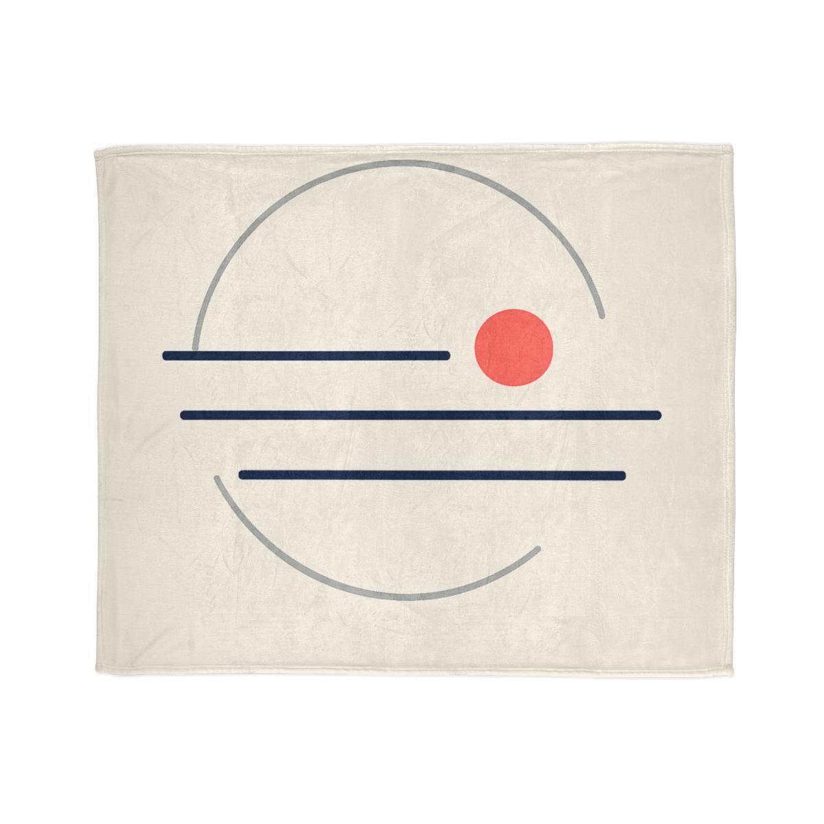 Offset Orbit Bars decorative home blankets
