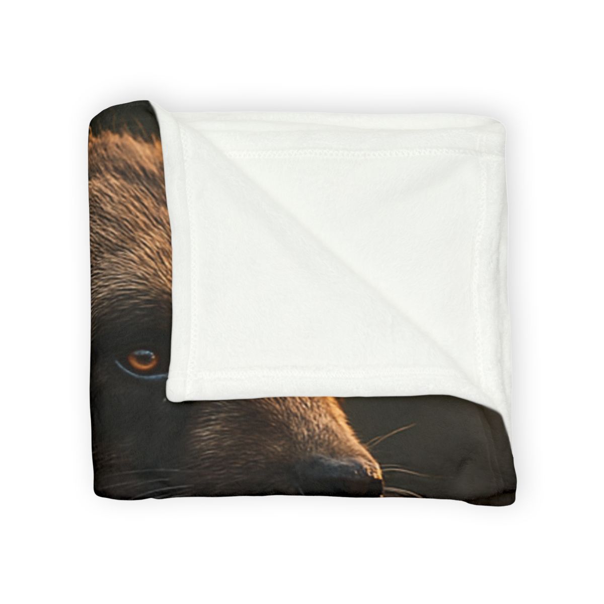 Ember Dusk Wolverine soft fleece blankets