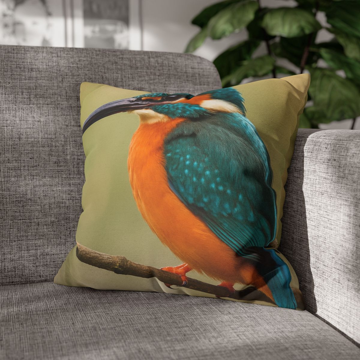 Emerald Flash Kingfisher comfortable bedding pillow covers